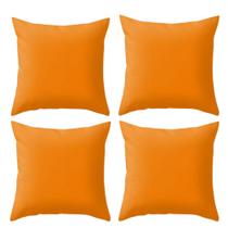 Kit 4 Capas Lisas Varias Cores Para Sala Sofá Luxo