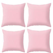 Kit 4 Capas Lisas Varias Cores Para Sala Sofá Luxo