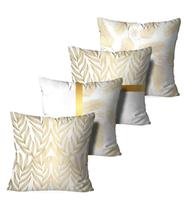 Kit 4 Capas Para Almofadas Wevans Branco