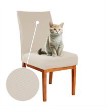 Kit 4 Capas para Cadeira Anti Gato Mesa Jantar Matelada - Charme do Detalhe