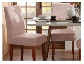 Kit 4 Capas para Cadeira Gran Peles Rosa 9020 Proteção para Cadeira - Seven Textil