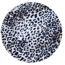 Kit 4 Capas para Sousplat Onça Pintada 35cm Preto Maison Charlo Kit 4 Capas para Sousplat Onça Pintada 35cm Preto Maison Charlo