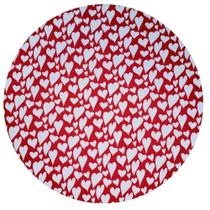 Kit 4 Capas para Sousplat Replica Coração 35cmx35cm