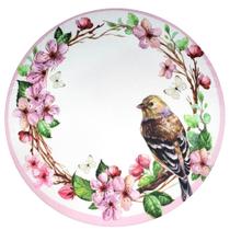 Kit 4 Capas para Sousplat Ring Delicado Pássaro35cmx35cm