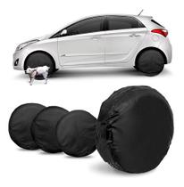 Kit 4 Capas Protetor de Roda Pneu Aro 15 16 17 Impermeável Xixi 66cm