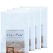 Kit 4 Capas Protetora Travesseiro Impermeavel Com Ziper 50x70xcm Atlântica - Emcompre