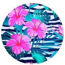 Kit 4 Capas Sousplat Amarílis Rosa 35cmx35cm