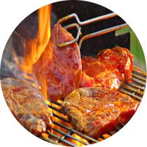 Kit 4 Capas Sousplat CHU 001 Carne na churrasqueira