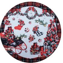 Kit 4 Capas Sousplat Delicadezas de Natal 35cmx35cm