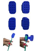 Kit 4 Capinhas Protetora Escova Dente Protetor Cerdas Dental