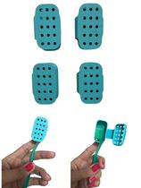 Kit 4 Capinhas Protetora Escova Dente Protetor Cerdas Dental
