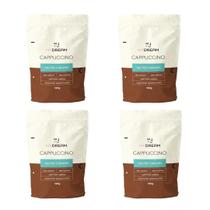 Kit 4 Cappuccino Salted Caramel Sem Lactose E Açúcar My Dream 640g Kit 4 Cappuccino Salted Caramel Sem Lactose E Açúcar My Dream 640g