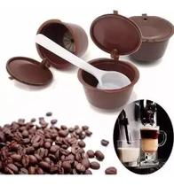 Kit 4 capsula de cafe com colher dolce gusto