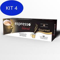 Kit 4 Cápsulas Espresso Blend Gourmet - Compatível com Nespresso