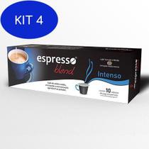 Kit 4 Cápsulas Espresso Blend Intenso - Compatível com Nespresso