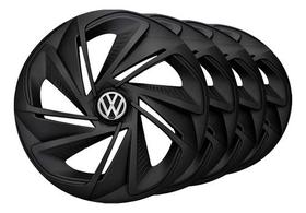 Kit 4 Carlota Esportiva Volkswagen Aro 13 Jogo Calota Vw Gol G1 G2 G3 G4 G5 Up