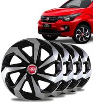 Kit 4 Carlotas Esportiva Aro 13 Fiat Mobi Uno Palio Siena