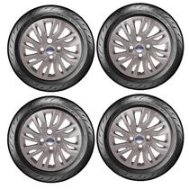 Kit 4 carlotas ka hatch sedan 2019 2020 aro 14 Kit 4 carlotas ka hatch sedan 2019 2020 aro 14
