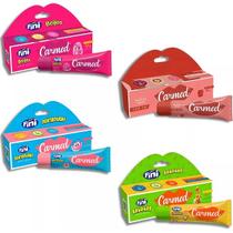 Kit 4 Carmed Fini Beijos Dentaduras Bananas Maça do AMOR 10G