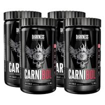 Kit 4 Carnibol Isolado Proteina Carne Chocolate 900g Darknes
