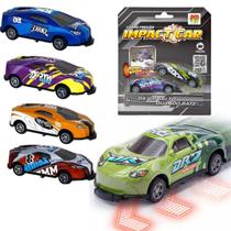 Kit 4 Carrinhos Cambalhota Crazy Cars Salto Bate E Pula 360