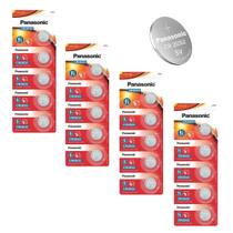 Kit 4 Cartelas Baterias Panasonic CR2032 3V 20 unidades
