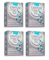Kit 4 Cartliv Colágeno Tipo 2 Polivitamínico 60Cps - Equaliv Kit 4 Cartliv Colágeno Tipo 2 Polivitamínico 60Cps - Equaliv