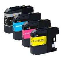 Kit 4 Cartucho Compatível LC103 105 J4710DW J4310DW J4510DW
