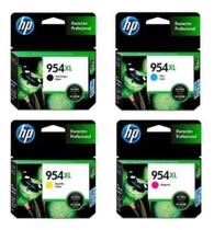 kit 4 Cartucho HP 954xl Preto e Color 7740 8210 8710