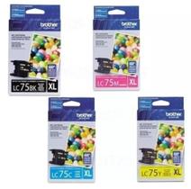 KIT 4 Cartucho Tinta Original Brother LC75 LC-75 J6510 J430