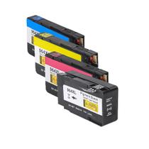 Kit 4 Cartuchos 964XL para Officejet Pro 9010 9015 9019 9020 9025 CMYK - Pro Resolution