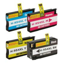 Kit 4 Cartuchos Compatíveis 954xl Pro 8710 8730 8210 7740
