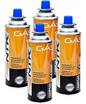 Kit 4 Cartuchos De Gás Campgas Ntk 227gr Fogareiro Maçarico