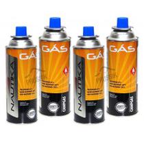 Kit: 4 Cartuchos De Gás Campgás Para Maçarico Nautika