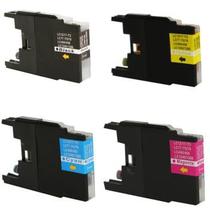 Kit 4 cartuchos de tinta compatível lc-75c lc-79c