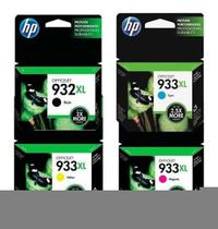 Kit 4 Cartuchos Genuino 932xl B 933xl C Y M Office-jet 7610 7110 7612 7510 7100