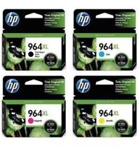 Kit 4 Cartuchos HP 964xl Preto E Color 9010 9020 Original