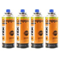 Kit 4 Cartuchos Refil Campgas 227g Para Fogareiro Nautika