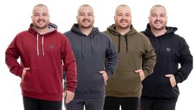 Kit 4 Casacos Blusas Moletom De Frio Plus Size G1 G2 G3 Kit 4 Casacos Blusas Moletom De Frio Plus Size G1 G2 G3