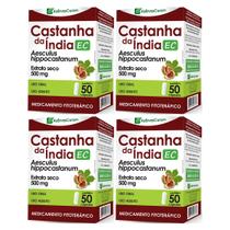 Kit 4 Castanha da Índia EC 50Cps As Ervas Curam