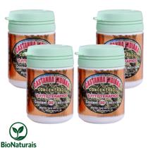 Kit 4 Castanha Indiana Concentrado Original 30 Caps Suplemento Nutricional