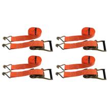 Kit 4 Catraca De Carga 5T 9M Gancho J 5/16 Alta Resistência