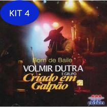 Kit 4 Cd Volmir Dutra Bom De Baile E Grupo Criado Em Galpão - Usa discos