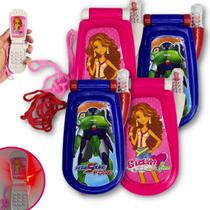 Kit 4 Celular De Brinquedo Musical C/ Luz Botões Telefone Kit 4 Celular De Brinquedo Musical C/ Luz Botões Telefone