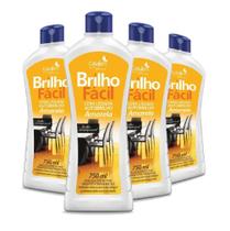 Kit 4 Cera Liquida Autobrilho 750ml Amarela Brilho Fácil Kit 4 Cera Liquida Autobrilho 750ml Amarela Brilho Fácil