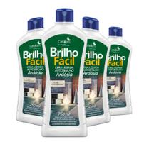 Kit 4 Cera Liquida para Piso 750ml Ardosia Brilho Facil Kit 4 Cera Liquida para Piso 750ml Ardosia Brilho Facil