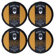 Kit 4 Cera Modeladora Caramelo Puro Fio 120g Fixação Forte Pasta Modela Profissional Cabelo Barba Bi Kit 4 Cera Modeladora Caramelo Puro Fio 120g Fixação Forte Pasta Modela Profissional Cabelo Barba Bi