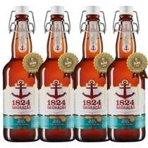 Kit 4 Cerveja Artesanal Imigração 1824 Pilsen Premium 500ml Kit 4 Cerveja Artesanal Imigração 1824 Pilsen Premium 500ml