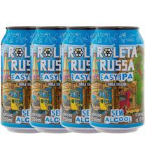 Kit 4 Cerveja Roleta Russa Easy IPA Sem Álcool Sem Glúten 350ml Kit 4 Cerveja Roleta Russa Easy IPA Sem Álcool Sem Glúten 350ml