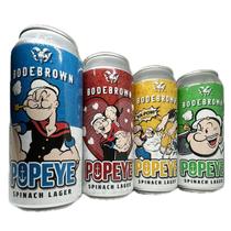 Kit 4 Cervejas Popeye Artesanal Larger 473ml Puro Malte